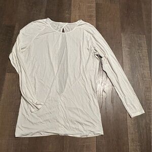 Lululemon long sleeve, open back top